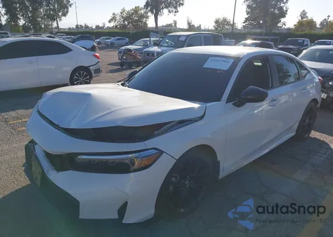 2025 Honda Civic Sport из США, поврежденный, VIN 2HGFE2F5XSH516134